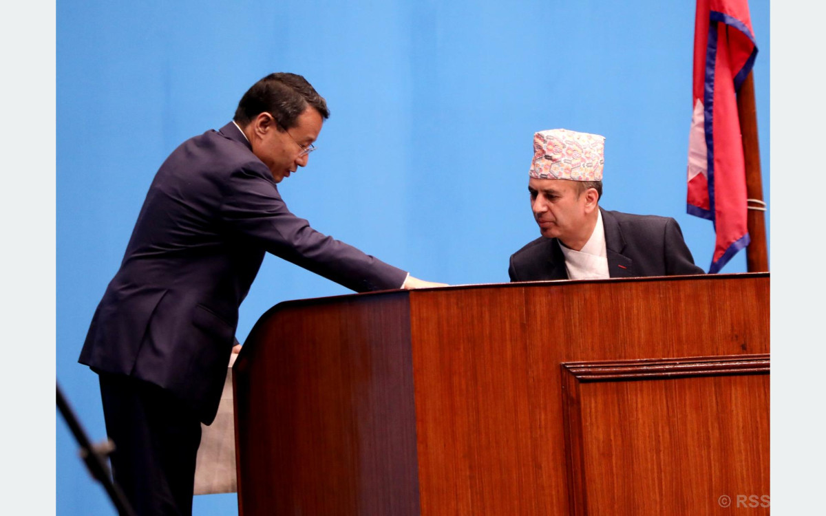 प्रतिनिधिसभा : बजेट वक्तव्य टेबुल, आर्थिक विधेयक पेस