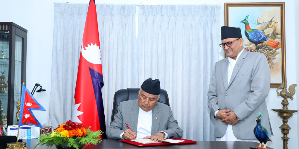 राष्ट्रपतिद्वारा तीन आर्थिक विधेयक प्रमाणीकरण