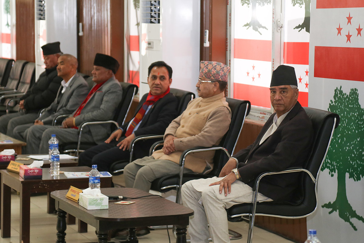 कांग्रेस पदाधिकारी बैठकमा रुपन्देही-३ निर्वाचन क्षेत्रबारे सामान्य छलफल