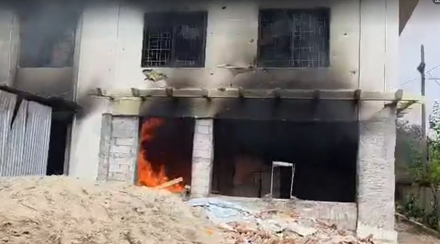 धनगढीमा परराष्ट्रमन्त्री आरजु राणा देउवाको घरमा आगजनी