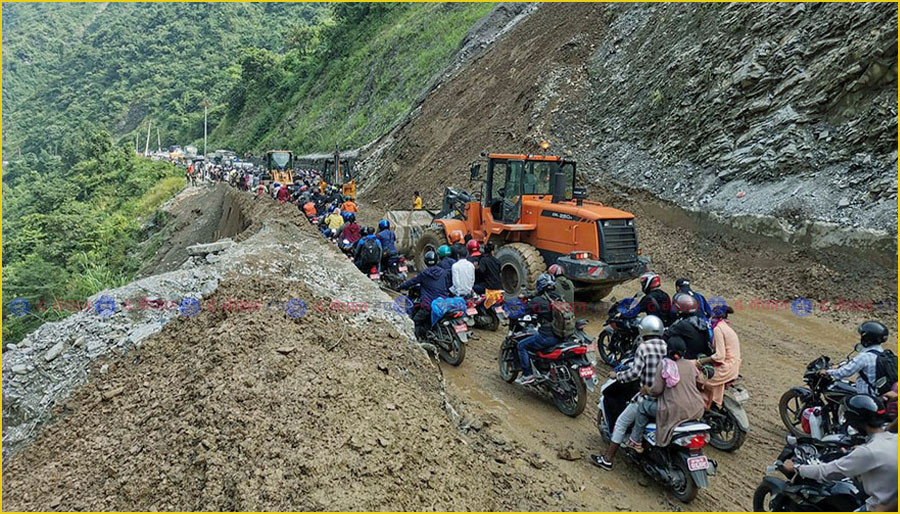 नारायणगढ–मुग्लिन सडक खण्ड आज दिउँसो १ः०० बजेदेखि ३ः०० बजेसम्म बन्द