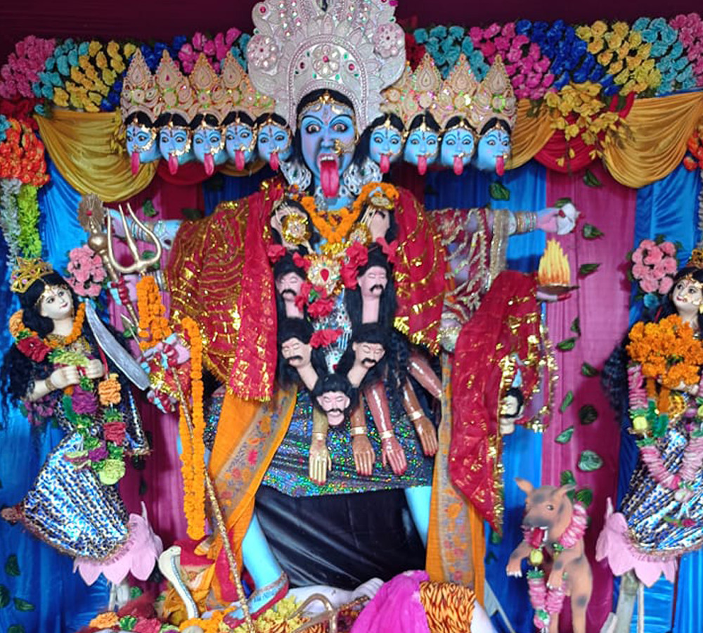 १५ औँ वार्षिक माँ काली पूजा महोत्तरी पिपरा गा.पा. वडा नं. १  एकरहियामा भव्य रूपमा आयोजना  हुँदै