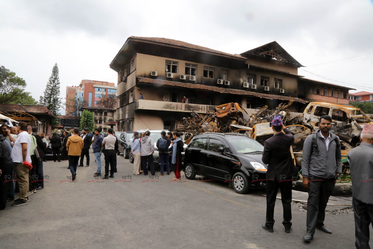 सर्वोच्च अदालत आगजनी काण्डमा पाँच जना पक्राउ